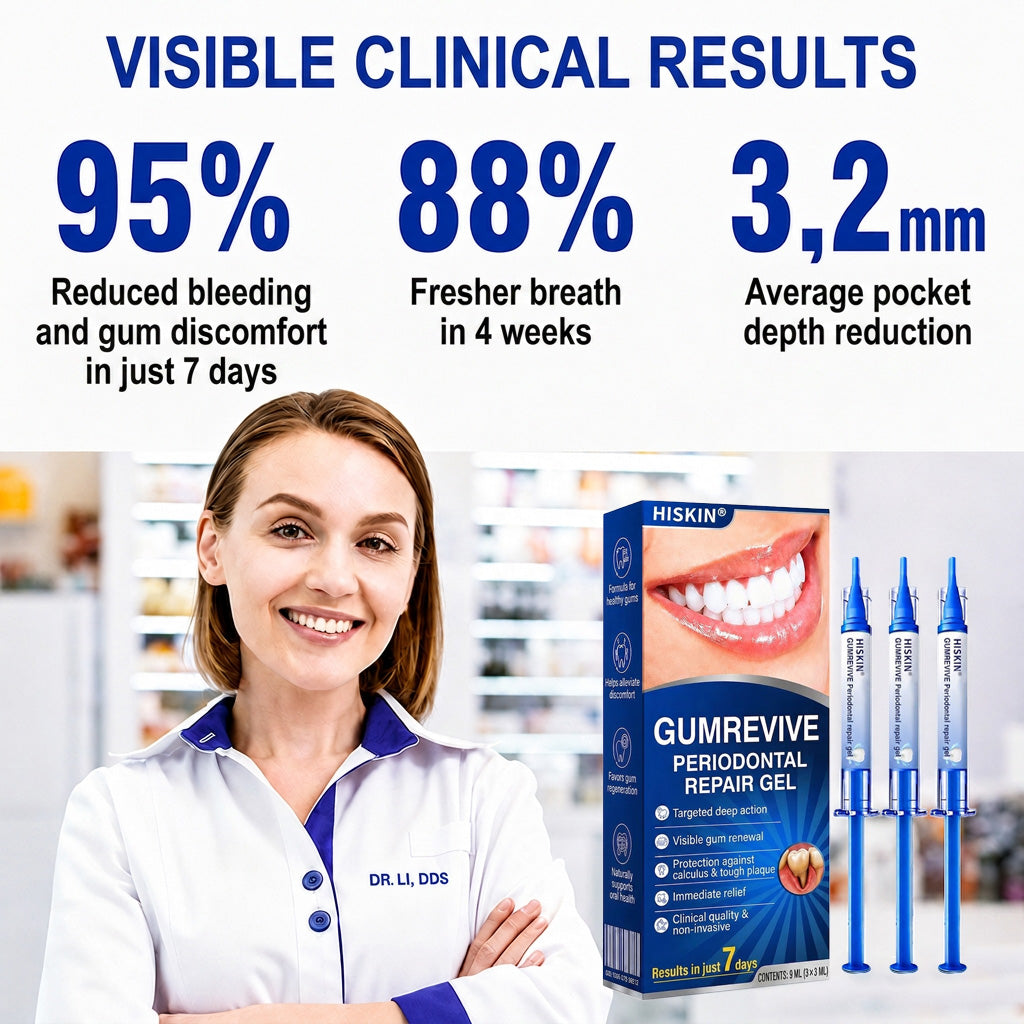 🦷 HISKIN® GumRevive Periodontal Repair Gel